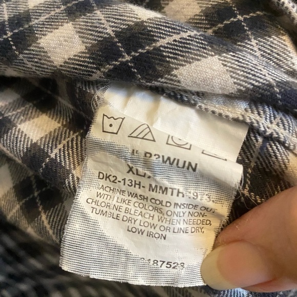 Wrangler Shirt Men Blue Western Rodeo Cowboy Point XLarge - Picture 3 of 6